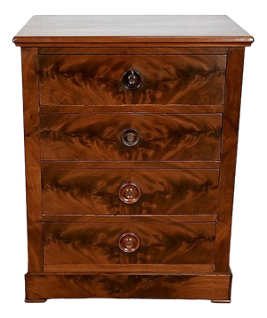 Small Commode in Mahogany, Late 19th Century