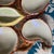 Vintage French Majolica Oyster Plates from Vallauris, 1950s, Set of 4 For Sale - Image 3 of 10