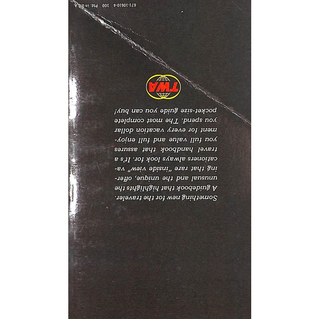 CASEWIT, Curtis W. [191] pp. Arthur Frommer Publication 1971 7 1/8" x 4 1/4" *Diagonal crease on rear cover*