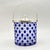 Mid-Century Modern Cobalt Blue Overlay Cut Crystal Biscuit Barrel with Silver-Plated Mount, 1950s For Sale - Image 6 of 18