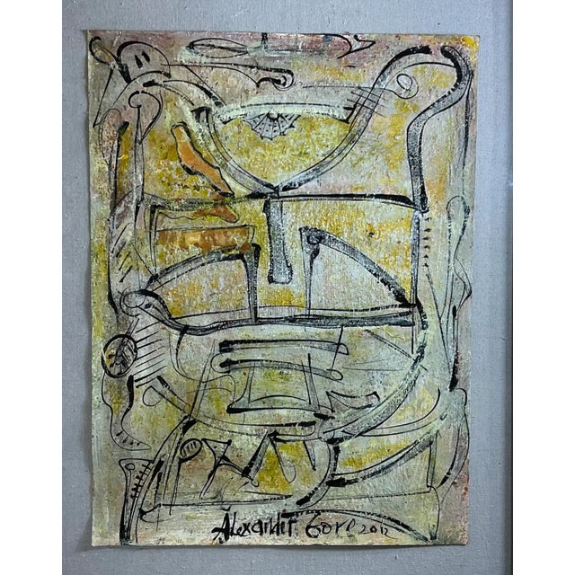 Alexander Gore Modern Art Abstract Oil Painting on Canvas For Sale - Image 10 of 13