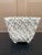 White 1980s French Country White Ceramic Woven Rope Cachepot Basket For Sale - Image 8 of 12