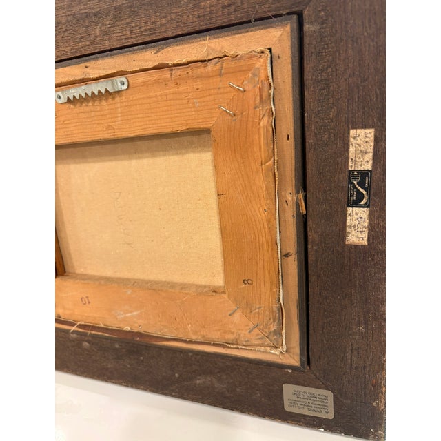 Still Life Vintage Oil Painting of Oranges in Gilt Wood Frame For Sale - Image 14 of 14