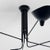 Mid-Century Modern Black Six Rotating Arms Ceiling Lamp by Serge Mouille For Sale - Image 4 of 10