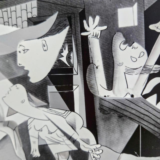 Ceramic Vintage Picasso ‘Guernica’ Ceramic Tile Wall Plaque, Made in Spain For Sale - Image 7 of 10