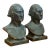 Vintage Patinated Busts of George Washington - A Pair For Sale