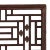 Chinese 19th Century Antique Wood Latticework Window Panel For Sale - Image 4 of 6