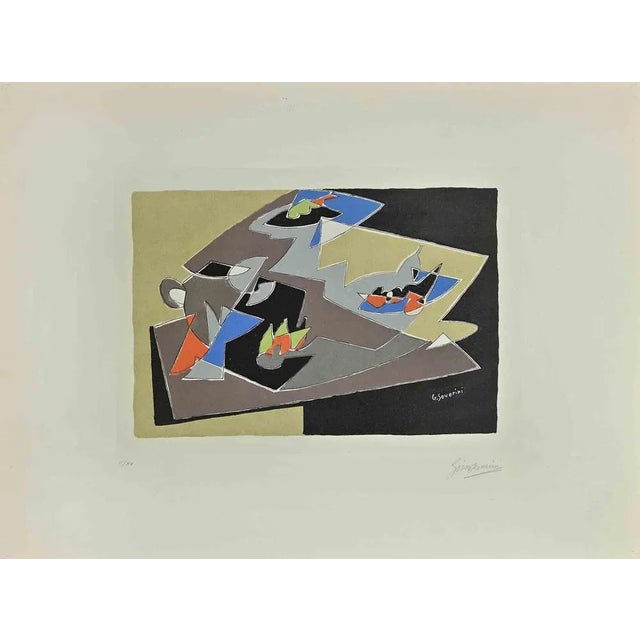 Gino Severini, Still Life, Original Lithograph, 1964/1965 For Sale - Image 6 of 6