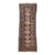 1930s ANCIENT Leshgi Star Design Navy ShirvanKuba Caucasian Runner Rug 3.9 x 10.9 For Sale