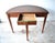 Brown Antique French Louis XVI-Style Marquetry & Ormolu Flip-Top Demilune Card Table For Sale - Image 8 of 13