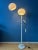 Space Age White Mushroom Swing Arm Floor Lamp from Dijkstra For Sale - Image 11 of 11