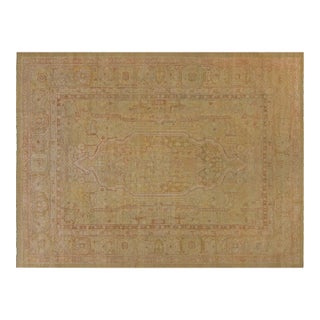 One-of-a-kind Vintage Indian Amritsar Handmade Wool Rug For Sale