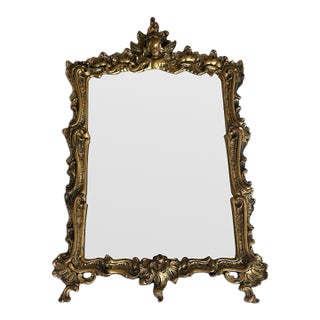 Louis XV Rococo Revival Giltwood Wall Mirror Circa France 19th Century For Sale