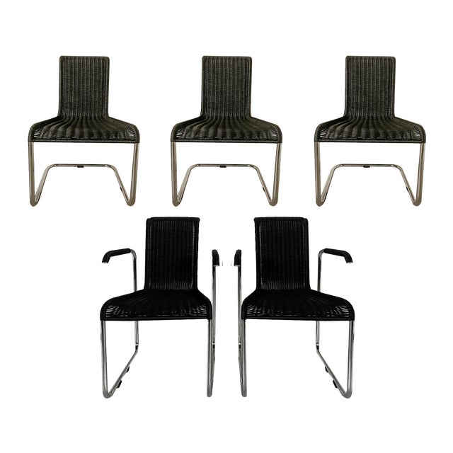 Cantilever Dining Chairs for Tecta, 2000s, Set of 5 For Sale