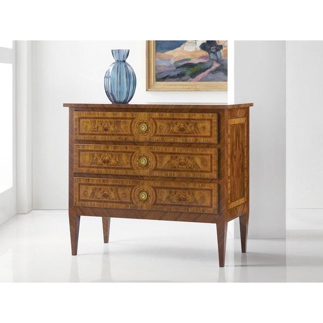 Traditional Modern History Bezier Bedside Chest For Sale - Image 3 of 3