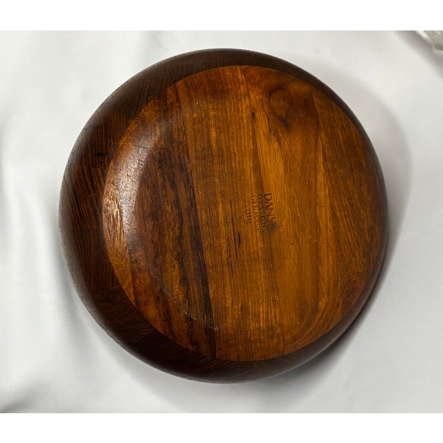 Wood Mid 20th Century Danish Modern Jens Quistgaard for Dansk Danish Teak Salad Bowl For Sale - Image 7 of 7