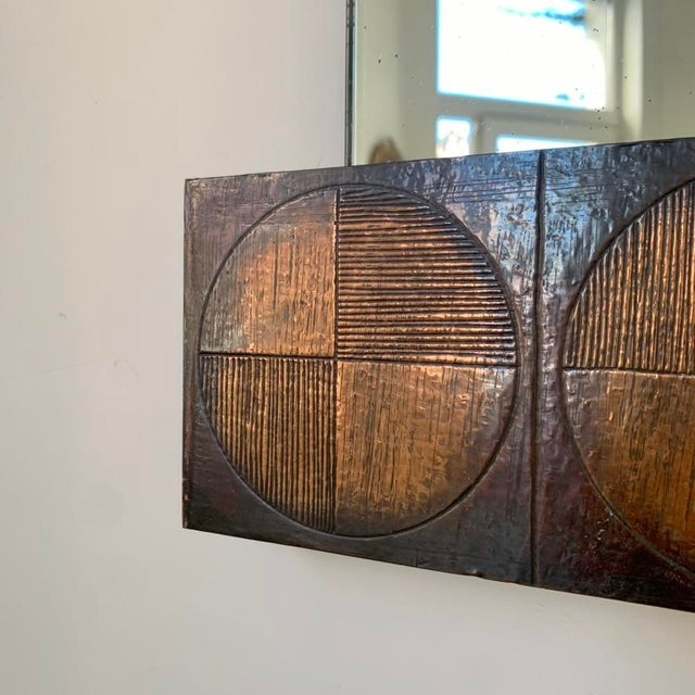 Wall Mirror by Sant'ambrogio & De Berti, Italy, 1960s For Sale - Image 9 of 14