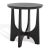 Contemporary Sasha Wood Accent Table - Black For Sale - Image 3 of 9