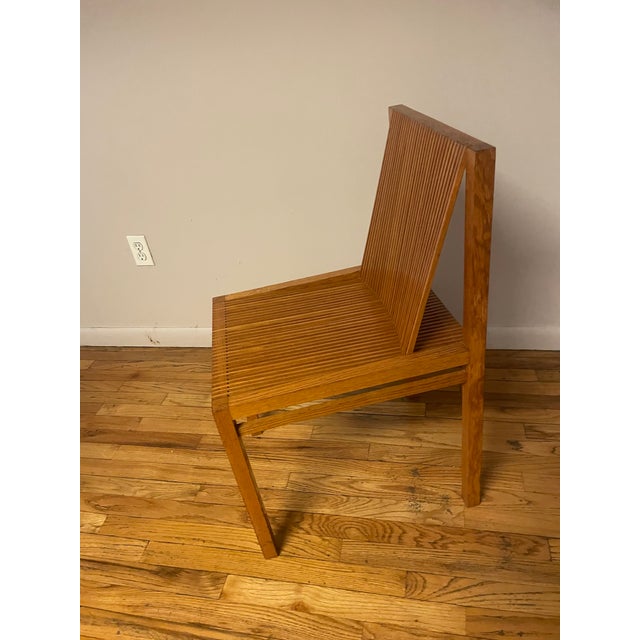 Ruud-Jan Kokke iconic 'Latjestoel C-05' dining chair 1984 A sculptural Vintage Latjes Dining Chair designed by Dutch...