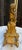 Antique French Rococo Gilt Brass Cherub Figural Double Inkwell Desk Stand 7.5” For Sale - Image 4 of 8