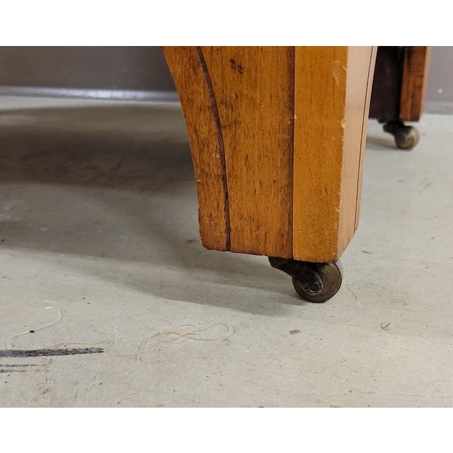 Antique American Slant-Front Secretary Desk in Maple, Early 19th Century For Sale - Image 11 of 11