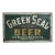Rare Pre-Prohibition Green Seal Beer Lighted Tin Sign For Sale