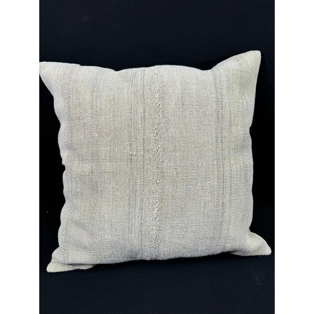 Turkish Hemp Pillow Cushion Natural Beige Pillow Cushion Cover 24"x24" #30416 Enhance your home decor with our Kilim...