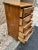 Pair of Vintage Early American Primitive Style Solid Tiger Maple Nightstands Small Chests For Sale In Washington DC - Image 6 of 12