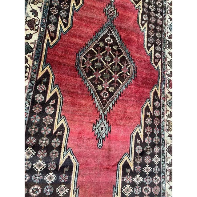 Vintage Rustic Wool Rug, 1950s For Sale - Image 8 of 14