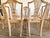 Vintage Sheraton Style Hand Carved Shield Back Dining Chairs Newly Upholstered - Set of 10 For Sale - Image 11 of 11