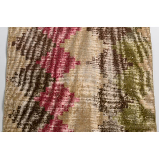 Textile 1960s Anatolian Kurdish Wool Carpet For Sale - Image 7 of 9