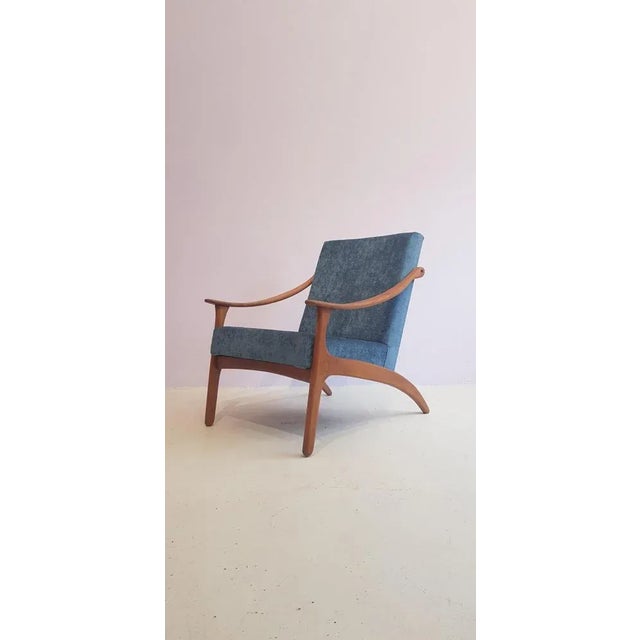 Lounge Chair by Arne Hovmand Olsen for P. Mikkelsen For Sale - Image 10 of 10