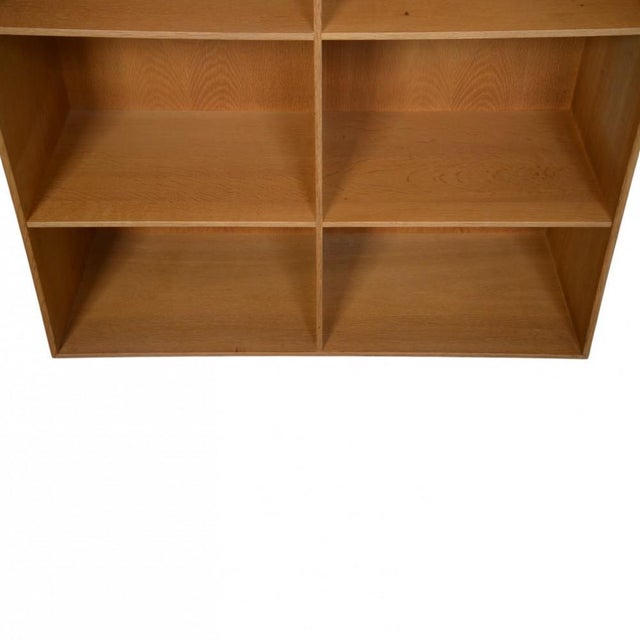 Vintage Bookcase in Oak by Mogens Koch, 1980s For Sale - Image 4 of 12