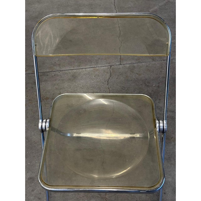 Plia Folding Chairs attributed to Giancarlo Piretti for Castelli, Italy, 1970s, Set of 3 For Sale - Image 17 of 18