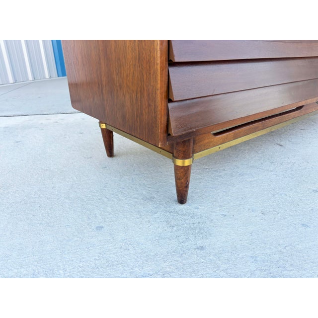 1960s Mid Century Walnut Dresser by Merton L. Gershun For Sale In Los Angeles - Image 6 of 14