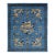 Blue Modern Chinese Style Handmade Wool Rug With Dragon Design For Sale