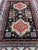 Beautiful 20th century Caucasian rug with a geometric design and beautiful colors, entirely hand knotted with wool velvet...