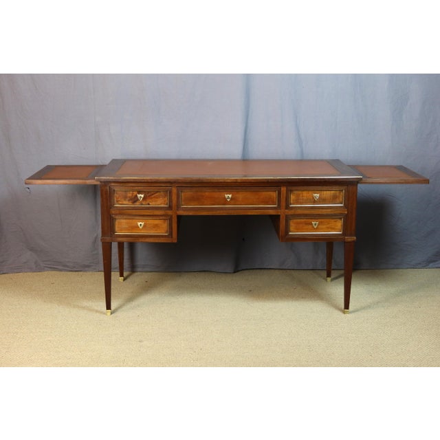 Louis XVI Style Desk, 1890s For Sale - Image 4 of 10