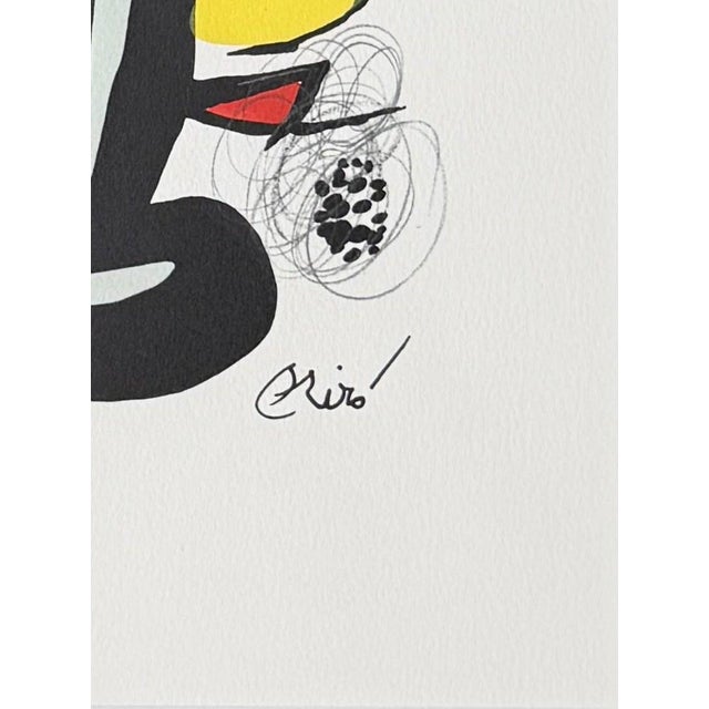 Joan Miró, La Mélodie Acide, Planche III, 1980, Lithograph For Sale - Image 4 of 7