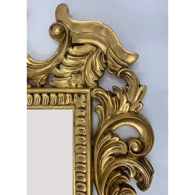 Chinese Chippendale Mirror Gilt Pier Mirror For Sale - Image 9 of 10