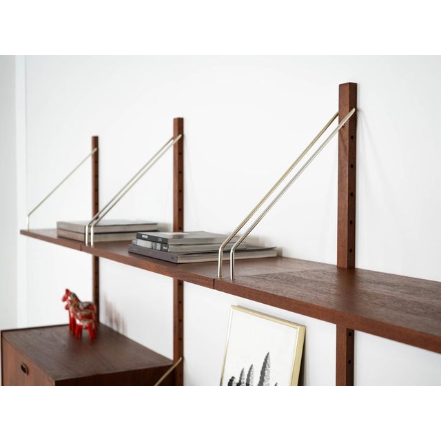 Danish Teak Shelving Unit, Denmark, 1960s For Sale - Image 9 of 18
