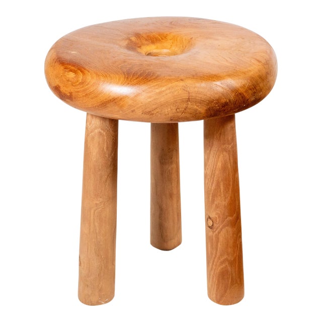 1970s Mid Century Artek Bertel Gardberg Style Wooden Stool For Sale