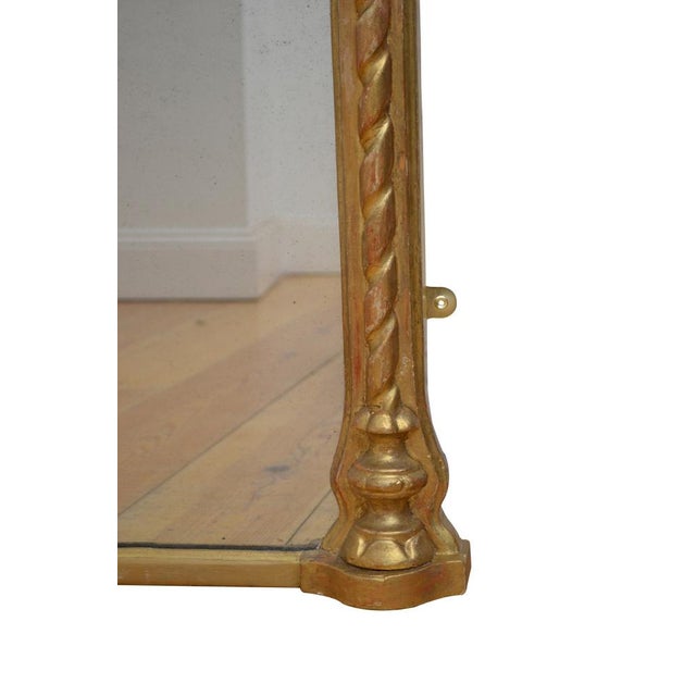 Mid 19th Century Gilded Pier Mirror, 1860s For Sale - Image 5 of 13