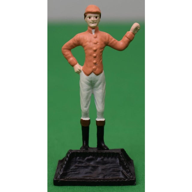 Black Set X 6 "21" Club Jockey Placecard Holders For Sale - Image 8 of 8