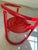 Wood Red Armchair from Allmilmö, 1980s For Sale - Image 7 of 11