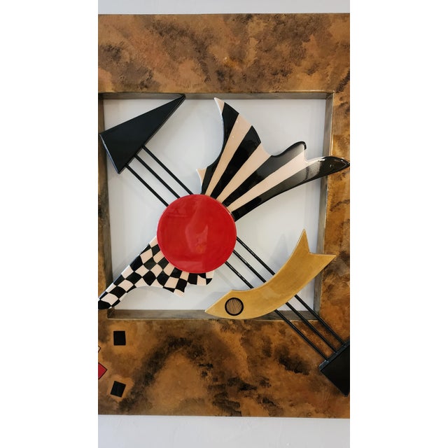 Black Large Post-Modern Abstract Expressionist Art For Sale - Image 8 of 12