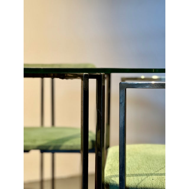 Modernist Glass Dining, Italy, 1970, Set of 5 For Sale - Image 4 of 14