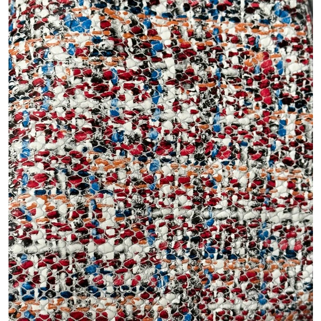 2010s Pavoni Luxury Parisian Leather - 2 Multicolor Cobra Embossed Hides For Sale - Image 5 of 9