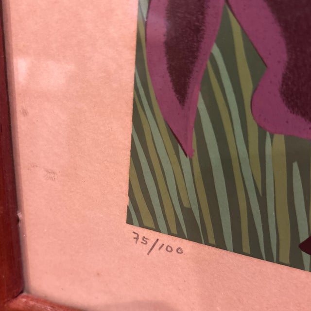 1980s Original Lithograph Listed Brazilian Artist Ivonaldo Veloso De Melo For Sale In Philadelphia - Image 6 of 12