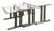 Space Age Nesting Tables in Chrome Steel, Set of 3 For Sale